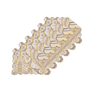 C&F Home Shay Damask Placemat Set of 6 - 1 of 4