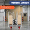 2-in-1 Heavy Duty Panel Truck Cart All Steel Platform Truck with 6'' Swivel Wheels Moving Platform Hand Truck with 2000 LBS Capacity for Garage - 2 of 4
