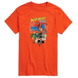 Men's - Marvel - Friendly Neighborhood Spider-Man Web Head Short Sleeve Graphic T-Shirt - 1 of 4