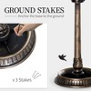 Gulches Verdigris Bird Baths - 3-in-1 Garden Feature with Feeder & Planter - 4 of 4