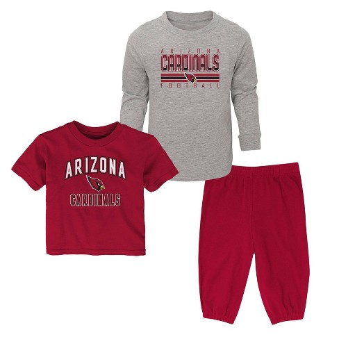 NFL Arizona Cardinals Boys Long Sleeve Tee Shirt - 3T