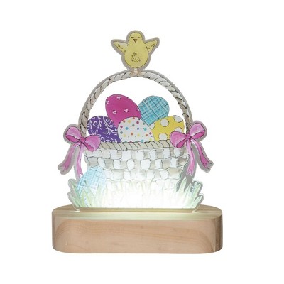 Transpac Light Up Acrylic Easter Egg Home Decorations Easter
