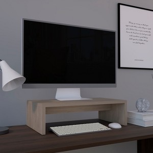 CAVINAS 5.4" Monitor Stand Riser,Desk Organizer for Laptop/PC/Printer,18"x10" Workspace with 50lb Capacity - 1 of 4