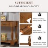 ORRD 63" Long Wood Console Table - 3 Drawers & Shelf, Entryway Sofa Table, Easy Assembly（Antique White） - 4 of 4