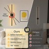 YANSUN 2-Light Black Dimmable Integrated LED Wall Sconce with Remote Control for Living Room and Bedroom or Hallway (2-Pack) - 4 of 4