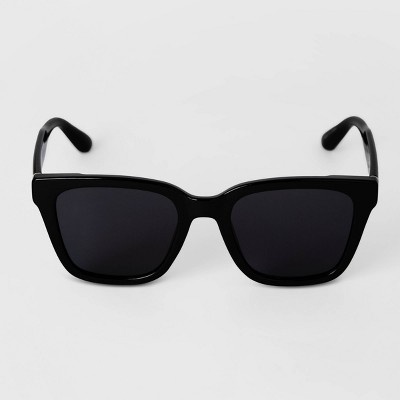 Men's Matte Square Sunglasses - Goodfellow & Co™ Black : Target