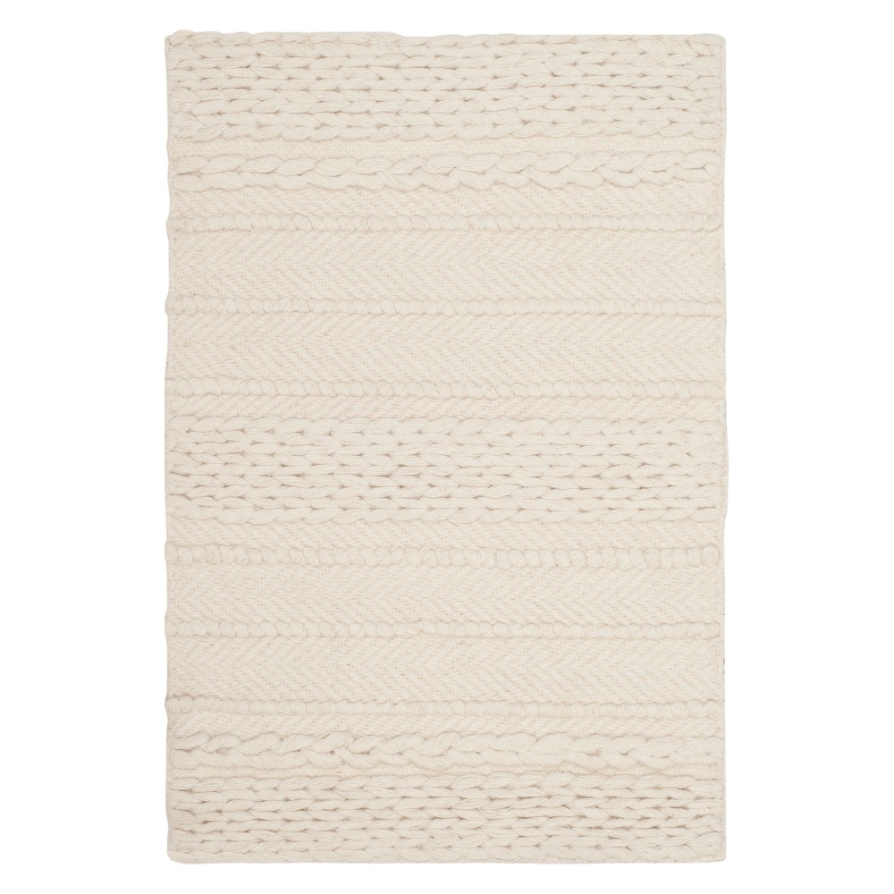 2'x3' Stripe Woven Accent Rug Natural - Safavieh