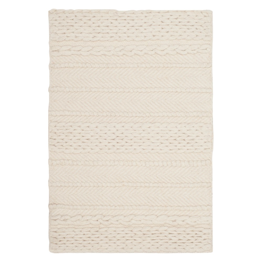 2'x3' Stripe Woven Accent Rug Natural - Safavieh