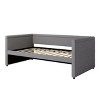KTMBDW Twin Size Upholstered Daybed with Trundle for Bedroom, Living Room, Guest Room - 4 of 4
