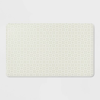 Photo 1 of 30 x 18 Stamp Kitchen Comfort Mat Green - Threshold