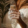 18K Gold Plated Stackable Ring Set: Mixed Metal Silver & Gold Rings with Cubic Zirconia, for Engagement/Wedding/Valentine‘s Gift - 4 of 4