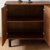 Modern 4-Door Sideboard Buffet Cabinet with Adjustable Shelf, Handleless Console Table for Dining Room, Kitchen, Entryway Storage - 3 of 4