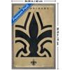 Trends International NFL New Orleans Saints - Logo 25 Framed Wall Poster Prints - 3 of 4