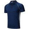 Womens V-Neck Golf Shirts Collared Tennis Shirts UPF 50+ Sun Protection Dry Fit Short Sleeve Polo Tops - 2 of 4