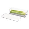 iDesign Fridge Produce Bin with Drainage Tray and Lid -  Clear/Gray - 3 of 4