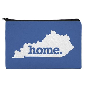 Kentucky KY Home State Solid Navy Blue Officially Licensed Makeup Cosmetic Bag Organizer Pouch - 1 of 4