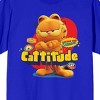 Garfield Movie 2024 Cattitude Adult Royal Blue Crew Neck Short Sleeve T-shirt - 2 of 4