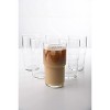 LEMONSODA Iced Coffee Glasses - Set of 6 Stackable Cups - 2 of 4