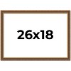 PosterPalooza | Classic Gold Picture Frame - UV Acrylic, Backing Board, Hanging Hardware Included - 2 of 4