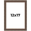 PosterPalooza | Elegant Brown Picture Frame - UV Acrylic, Foam Board Backing, Hanging Hardware - 2 of 4