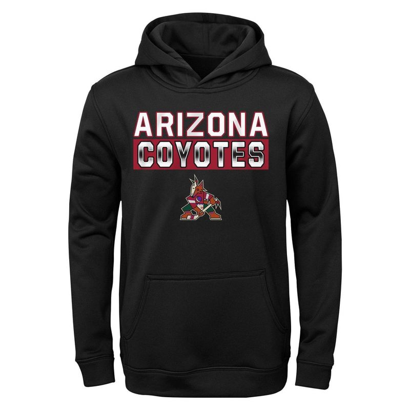 NHL Arizona Coyotes Boys&#39; Poly Fleece Hooded Sweatshirt, 1 of 2