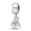 Black Bow Jewelry Sterling Silver Texas State Bobcats NCAA Bead Charm - 4 of 4