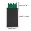 INSPIRE CHIC Men's Solid Triangles Pre-Folded Pocket Squares on Card - 3 of 4