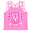 Barbie Girls Tank Top and Pleated Skort Outfit Set Little Kid to Big Kid - 4 of 4