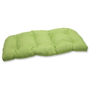 Outdoor Wicker Bench/Loveseat/Swing Cushion - Green
