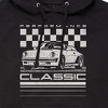 Men's - Instant Message - Classic Car Performance Checker Graphic Fleece Pullover Hoodie - 2 of 4