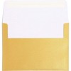 Paper Junkie 50 Pack A7 Metallic Gold Self-Sealing Envelopes for 5x7 Cards for Wedding Invitations, Birthday Party Invitations - 4 of 4