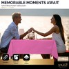 Plastic Tablecloth Disposable, Tablecloths for Rectangle Tables 54 inch. x 108 inch. Fits Tables Up to 8 Feet, Table Cloth for Party - SparkSettings - 3 of 4