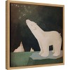 Amanti Art Constellations Polar Bear by Ryan Fowler Canvas Wall Art Print Framed 16-in. x 16-in. - 3 of 4