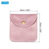 Unique Bargains Jewelry Pouches with Snap Button, Velvet Jewelry Pouches Portable Soft Storage - 2 of 4