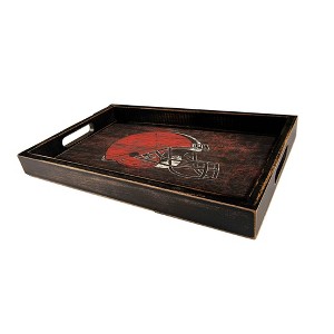 NFL Cleveland Browns Distressed tray - 1 of 3