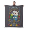Adventure Time Silk Touch Faux Shearling Throw Blanket 50x60 Inches - 2 of 4