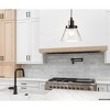 Urban Ambiance Luxury Modern Farmhouse Indoor Pendant,  8-5/8''H x 8"W x 8''D,  Matte Black Finish, UHP4670 - 2 of 4