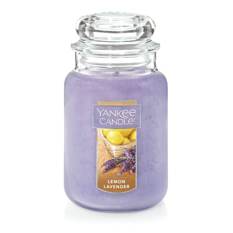 22oz Lemon Lavender Large Jar Candle, 1 of 6