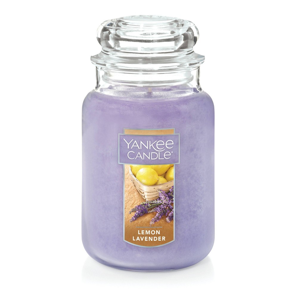 Photos - Figurine / Candlestick Yankee Candle 22oz Lemon Lavender Large Jar Candle 
