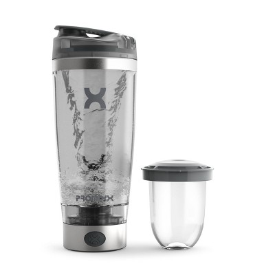 Promixx PRO Rechargeable USB-C Electric Shaker Bottle - Stainless Steel - 20oz