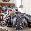 Lodge Plaid Holiday Euros - Two Euro Shams - Levtex Home - 3 of 3