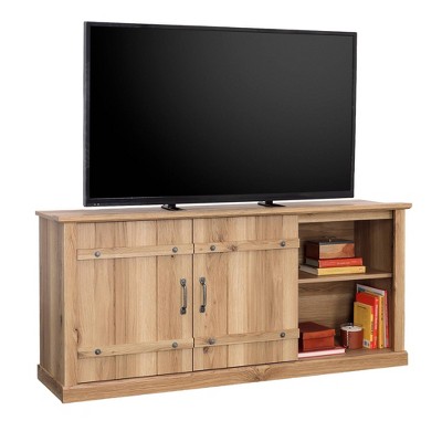 Sauder Entertainment TV Credenza for TVs up to 70" Timber Oak