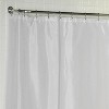 Carnation Home Fashions Extra Long Polyester Shower Curtain Liner - White 70x84" - 2 of 3