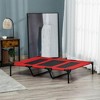 Resenkos 48" x 36" Elevated Breathable Dog Bed Portable Pet Cot w/ Carry Bag Metal Frame Breathable Mesh Indoor and Outdoor Red - 4 of 4