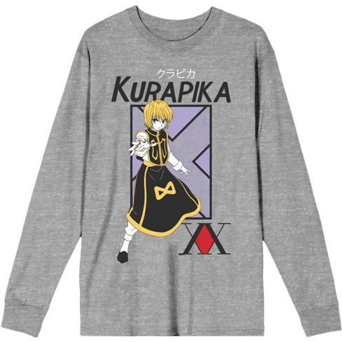 Hunter X Hunter Kurapika Men's Athletic Heather Long Sleeve Shirt