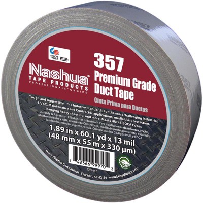 Nashua 1.89 in. W X 60 yd L Silver Duct Tape Model No. 1086142