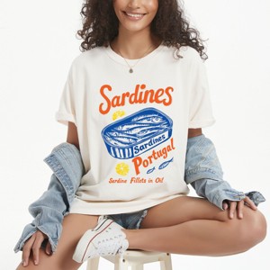 Simply Sage Market Sardines Portugal Garment Dyed Tee - 1 of 4