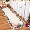 Fulvari Christmas Santa Claus Area Rug, Christmas Tree Rug Washable Non Slip,Carpet for Nursery Living Dorm,Christmas Decorations - 3 of 4