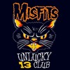 Men's Misfits Unlucky 13 Club Cat T-Shirt - 2 of 4