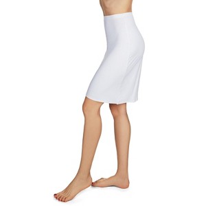Memoi Women's High-Waist Double-Bonded 22" Half Slip Black XS - 1 of 4